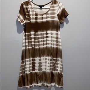 Tie dye tshirt dress
